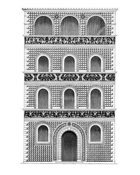 佛罗伦萨的Sgraffito Facade图片下载