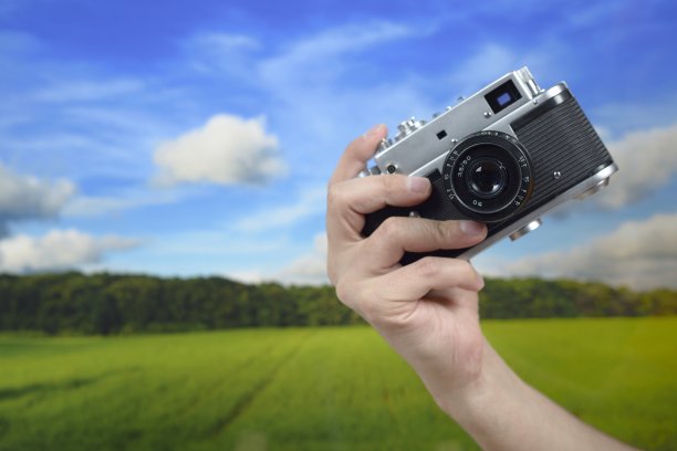 用测距相机拍摄风景图片下载