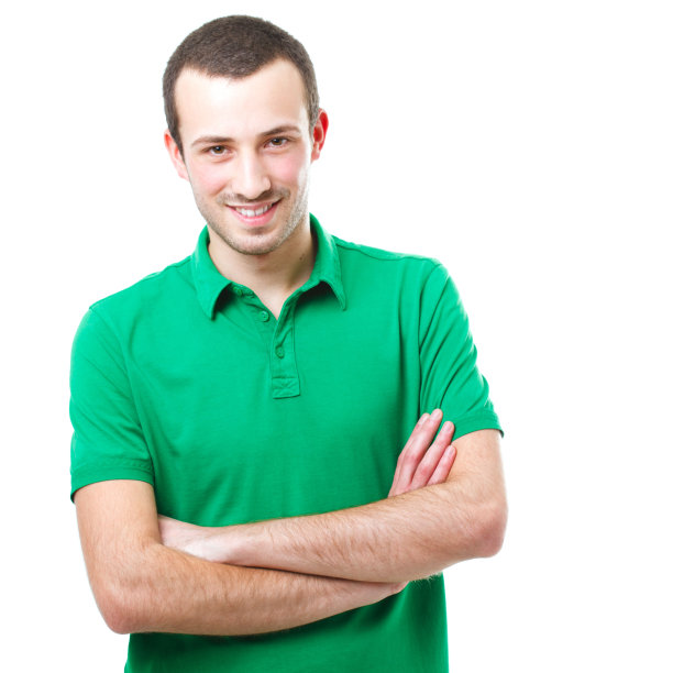 微笑的年轻人画像图片下载