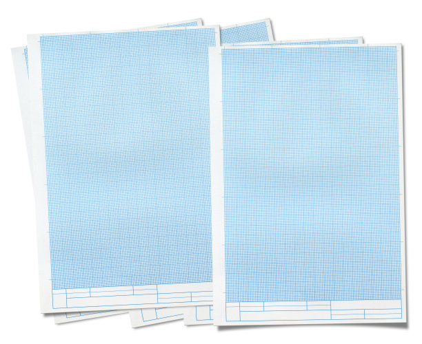 蓝色工程图纸图片下载