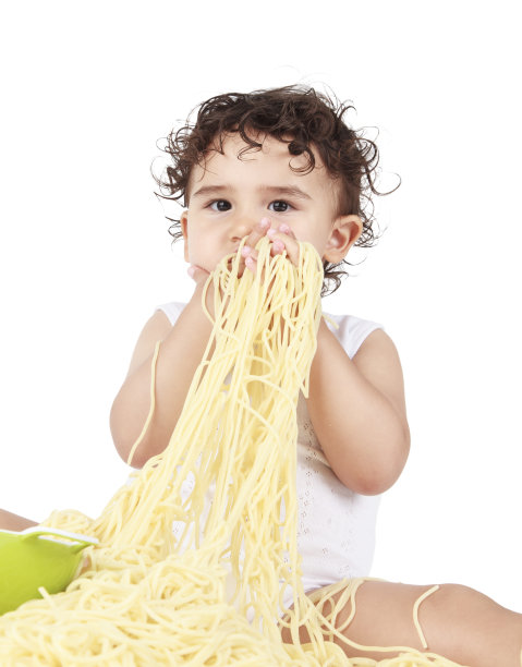 意大利面条的婴儿图片下载