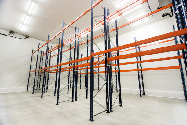 在零下30摄氏度的大型工业冰箱内储存图片下载