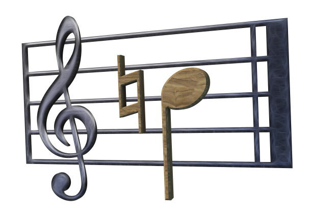 自然的是音乐的B自然的3D图片下载