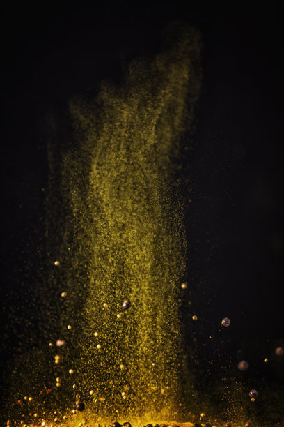 咖喱香料混合食物爆炸图片下载