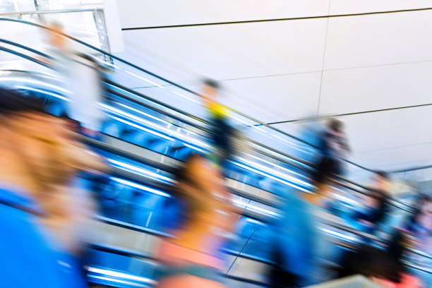 拥挤自动扶梯图片下载