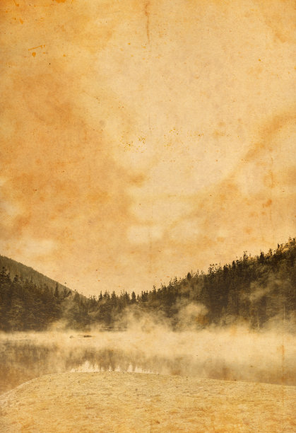 山和湖的老照片图片下载