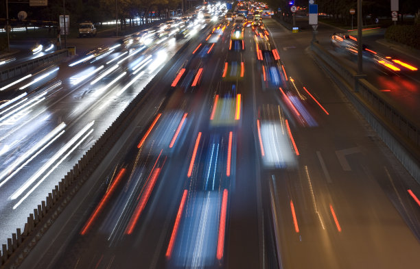 交通在傍晚图片下载