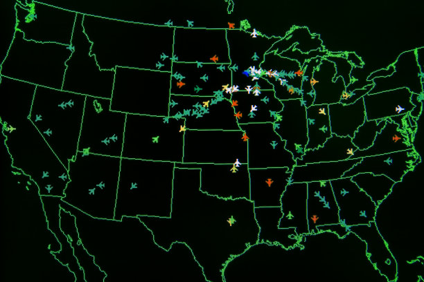 航空交通管制监测器图片下载