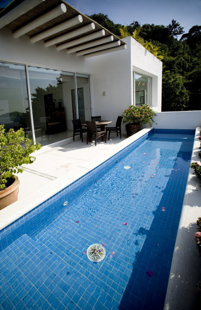 墨西哥阿卡普尔科的私人游泳池图片下载