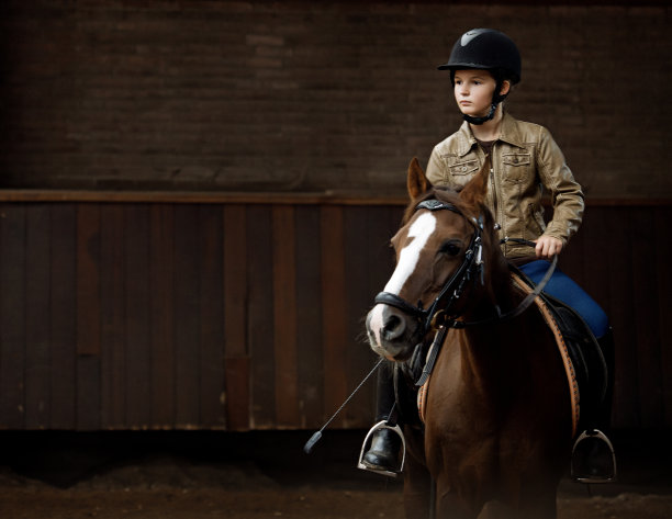 骑马的女孩图片下载