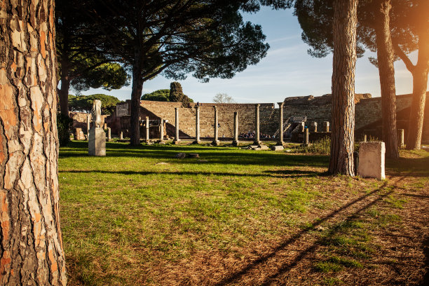 奥斯蒂亚·安提卡考古遗址的罗马剧院图片下载