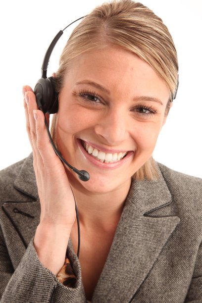 微笑的客户服务图片下载