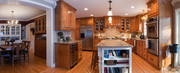 传统的厨房和餐厅素材图片