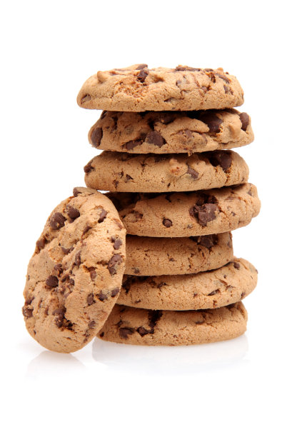 巧克力饼干堆图片下载