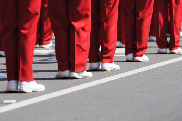 街上的游行乐队图片下载