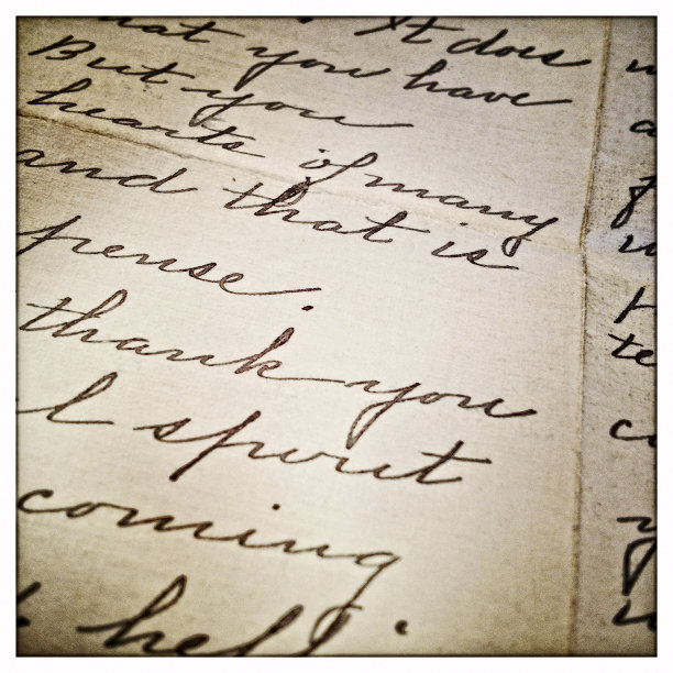 旧的手写的信图片下载