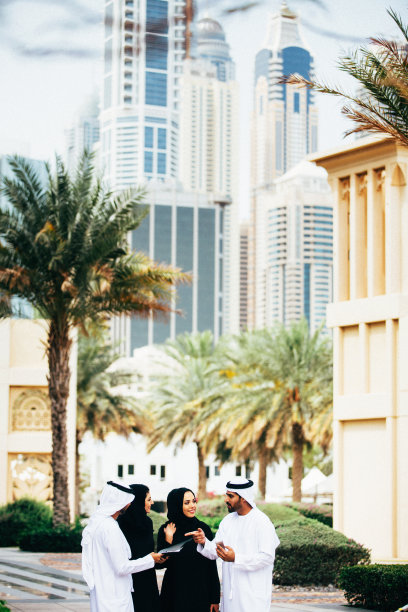 阿联酋户外商务会议图片下载