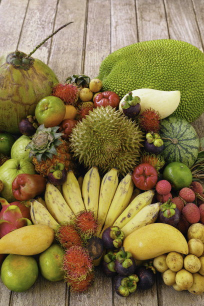 泰国的热带水果。图片下载