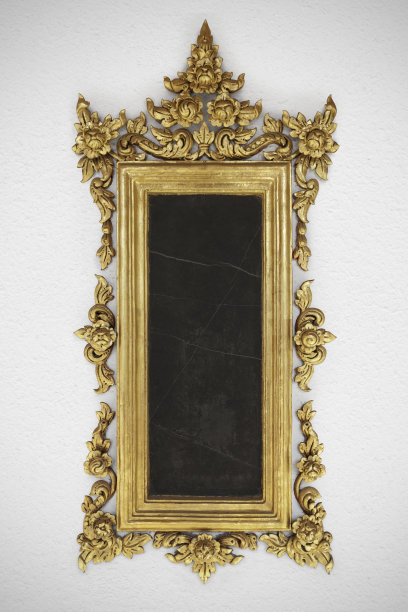 华丽的金色的框架图片下载