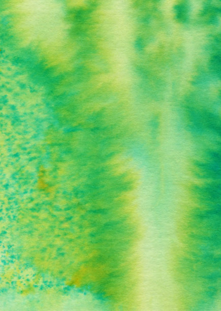 不同色调的绿色颜料的滴落和运动图片下载