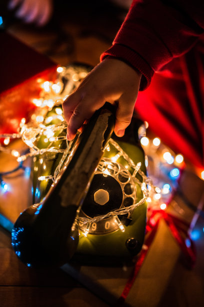 电话在圣诞节图片下载