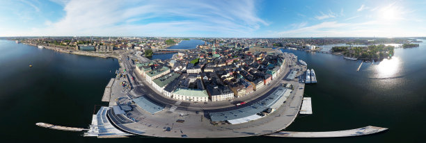 斯德哥尔摩360度全景图图片下载