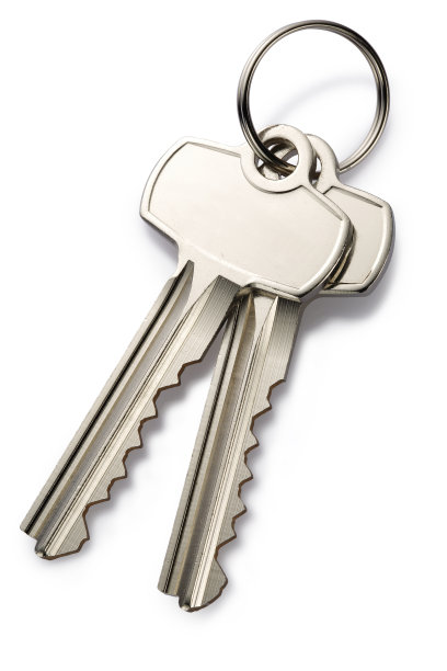 带有剪切路径的白色孤立键图片下载