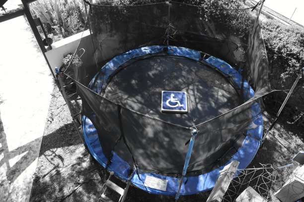 残疾人士运动的限制图片下载