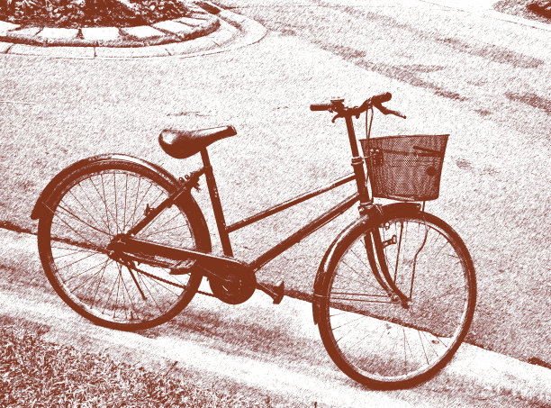 古董自行车图片下载
