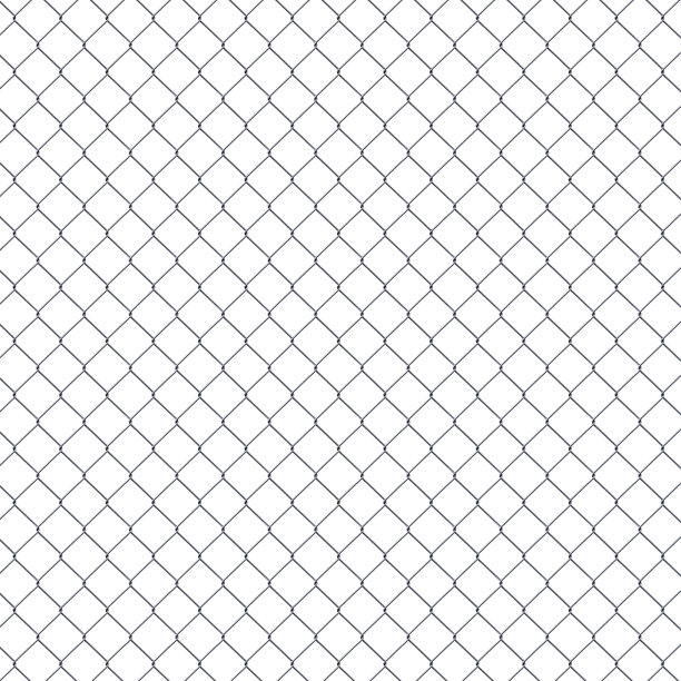 无缝铁链栅栏隔离在白色背景XXXL图片下载