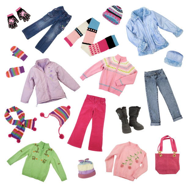 女孩冬天的衣服图片下载