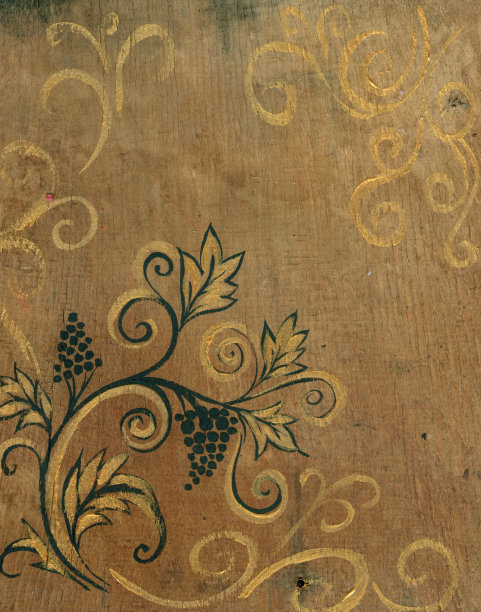 葡萄藤在木头上图片下载