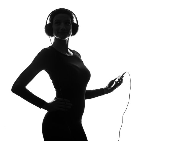 音乐的轮廓图片下载