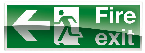 安全出口标志图片下载