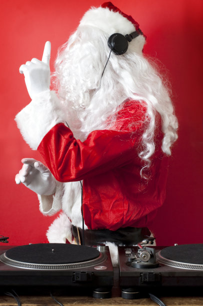 DJ圣诞老人图片下载