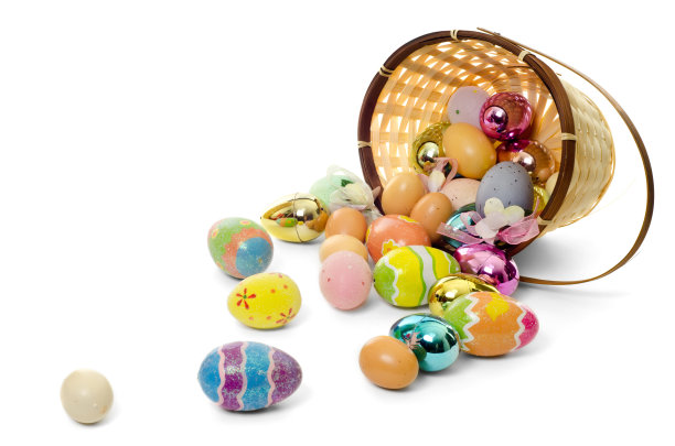 复活节彩蛋,篮子图片下载