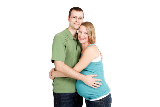 幸福的夫妇期待一个宝宝图片下载