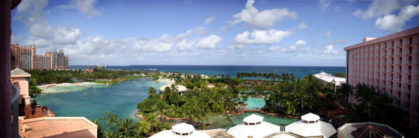 全景豪华度假酒店- 6156x2036图片下载