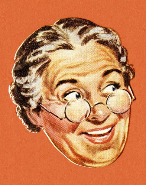 奶奶微笑着看向一边图片下载