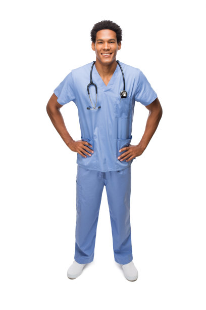 年轻的拉丁外科医生面朝前图片下载