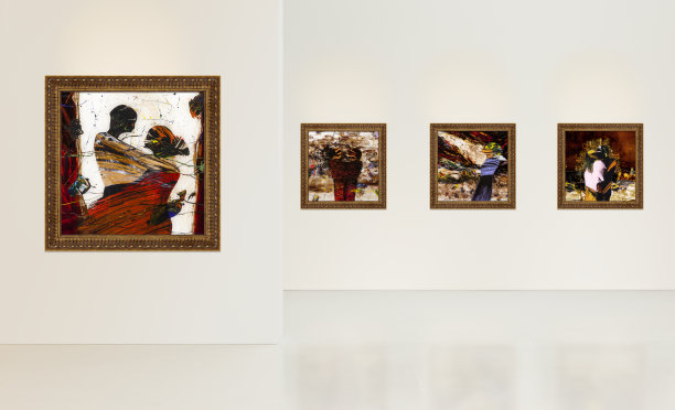 艺术画廊图片下载