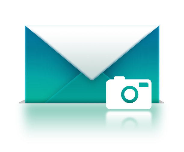 带相机图标的邮件图片下载