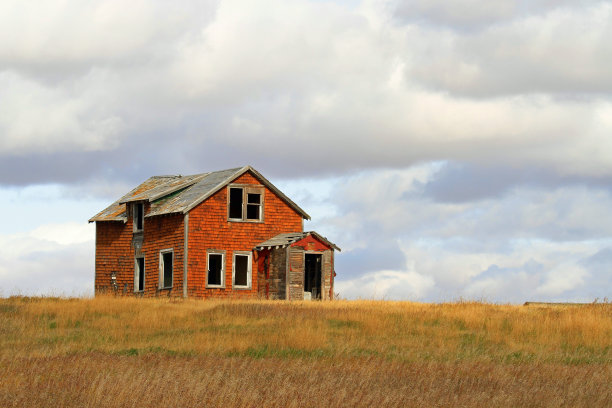 田野上的房屋图片下载
