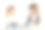 男孩和女孩在玩拼图。图片下载