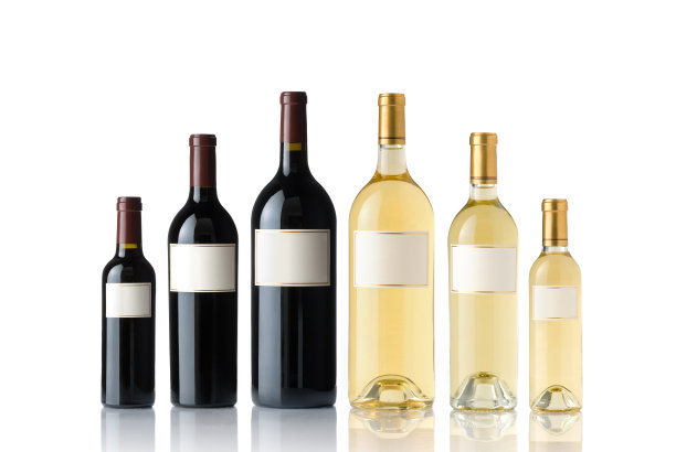 红和白葡萄酒收藏图片下载