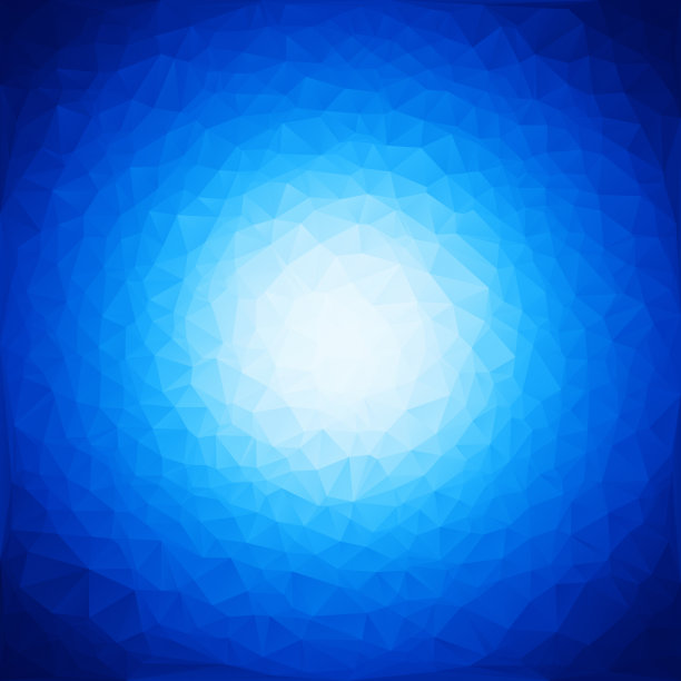 抽象的白色到深蓝色的径向背景由三角形制成图片下载