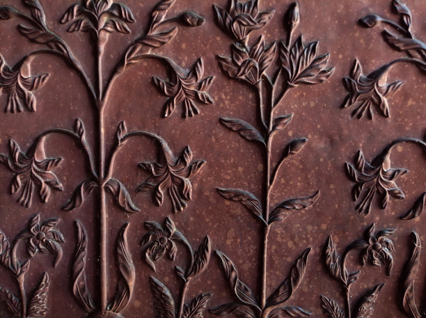 泰姬陵花卉装饰图片下载