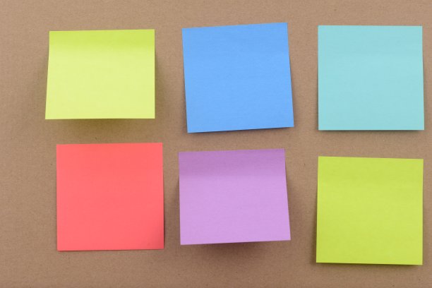 彩色的便条图片下载