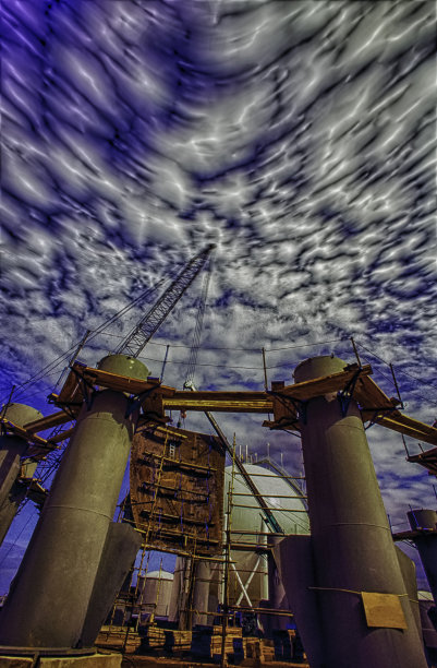 石油和天然气储存建设图片下载