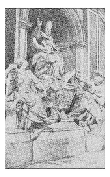 意大利罗马古董点印照片：格列高利十三世墓图片下载